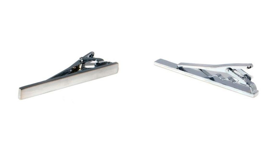 Simple Tie Clips Business Suits Shirt Necktie Tie Bar Clasps Silver Fashion Jewelry for Men Will and Sandy Drop Ship ZZ