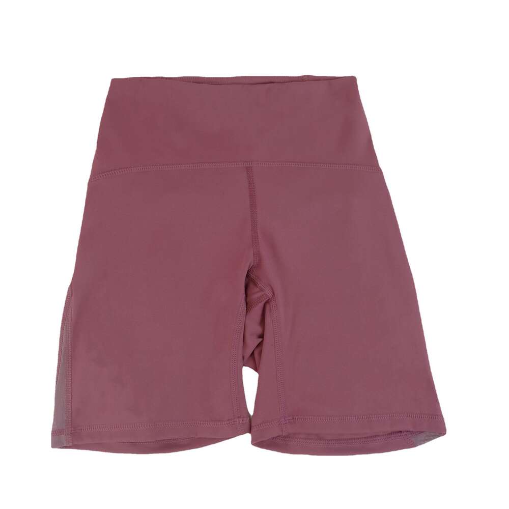 Women Yoga Sports Shorts High Elastic Align Women's Slim Fit Summer Biker shorts High Waist Pants Double Face Brushed Tight Fitness Running Short