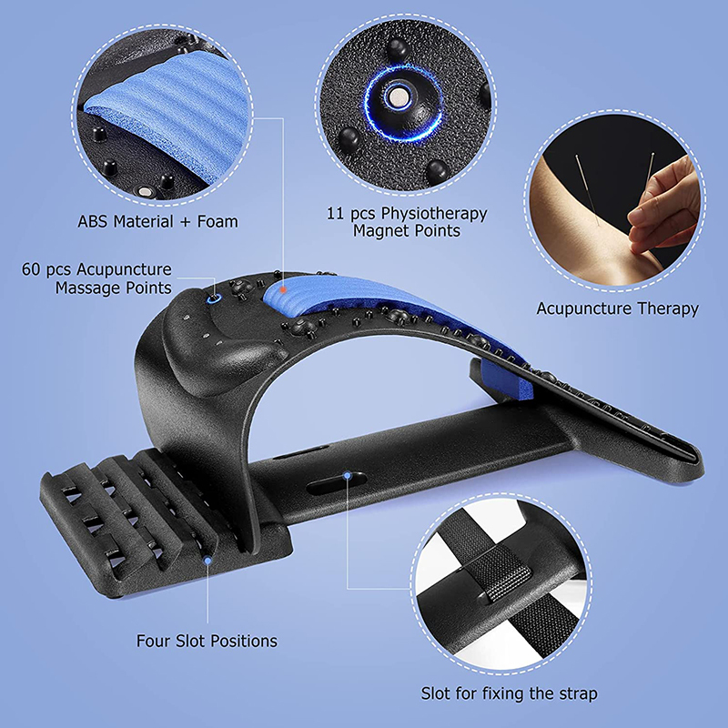 Back Massager Adjustable 4Level Neck Stretcher for Cervical Pain Relief and Shoulder Cracker Relaxer Muscle Massage Spine 230904