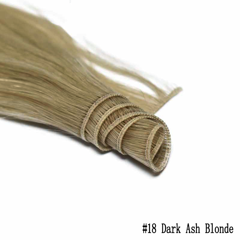 New Products PU Hair Wefts 100% Natural Human Hair Bundles Straight Invisible Light weight Hair Extensions For Women 50G/piece 100G/lot Double Drawn H