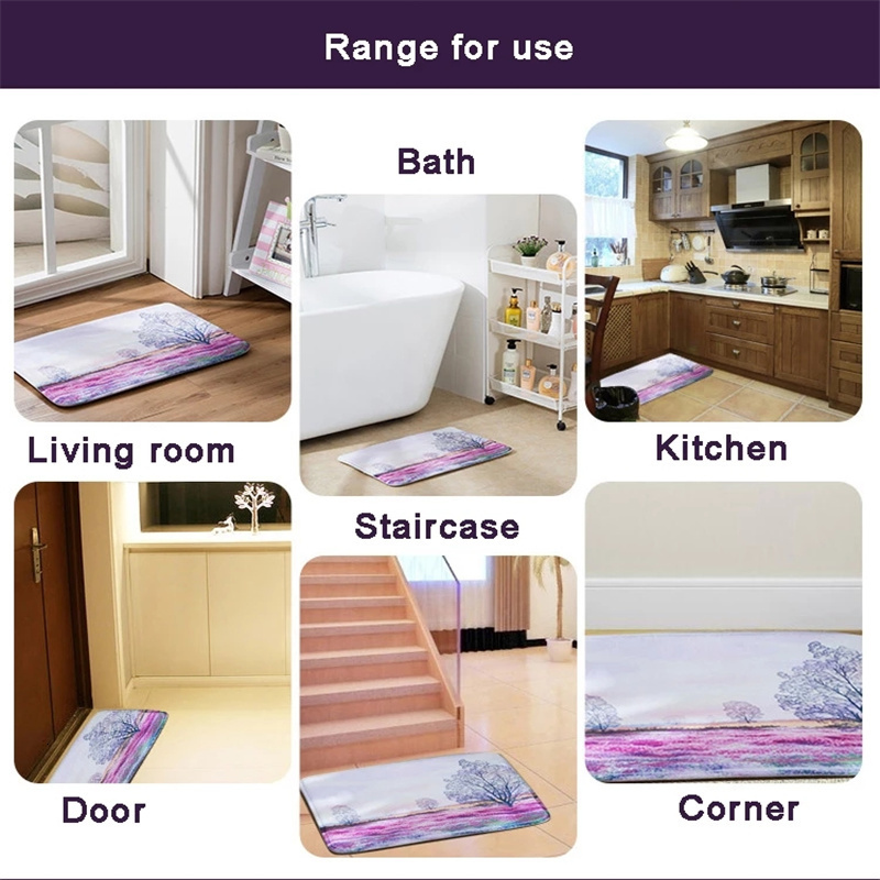 Carpet Classic Friends Welcome Door Mat for Bathroom Kitchen TV Show Flannel Floor Rug Rubber Entrance Doormat Xmas 230905 - view 6