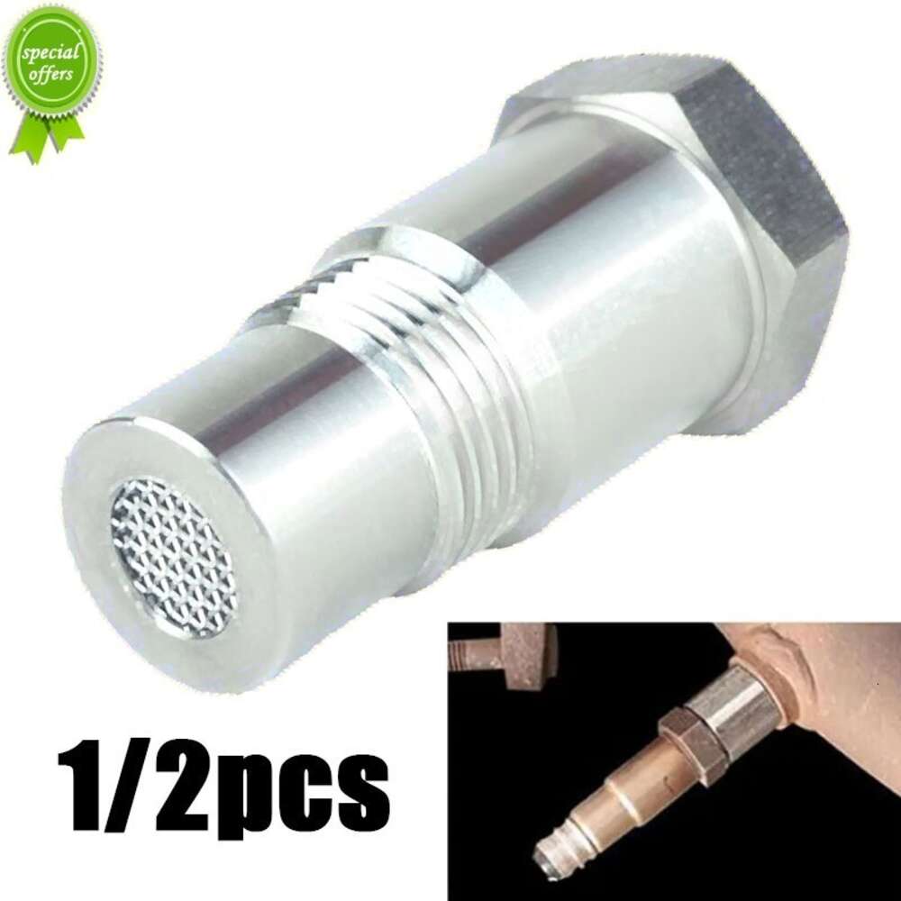 New 1/2Pcs Extension Filter Oxygen Sensor Connector Extender Spacer Internal Thread M18*1.5 Stainless Steel Adapter Car Parts