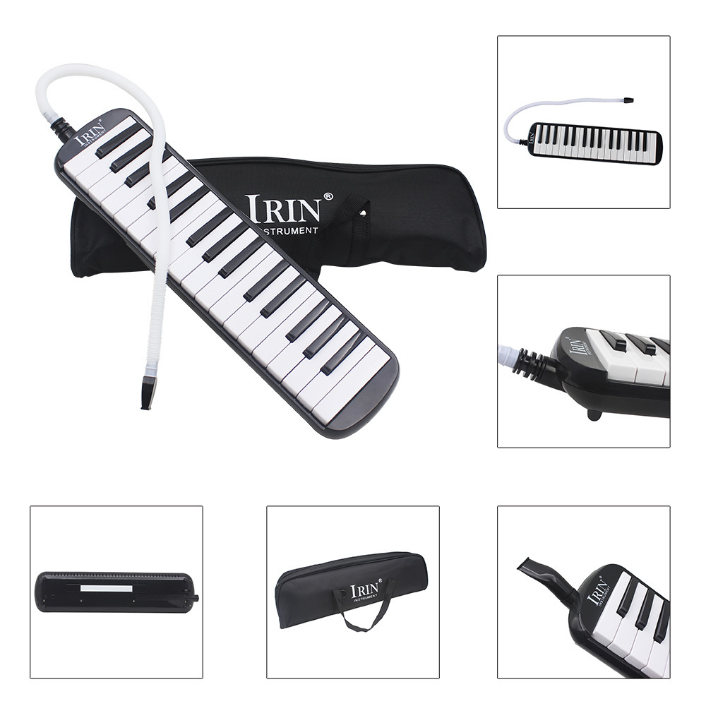 Piano Style Melodica With Box Organ Accordion Mouth Piece Blow Key Board 32 Key