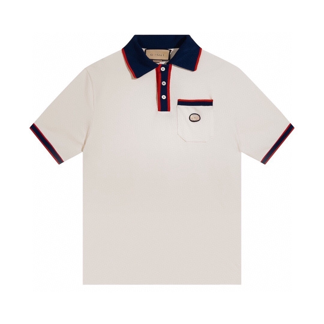 Free Shipping Worldwide 1:1 Best Reps Dupe Clone Oem Factory Cotton Piquet with Interlocking G Designer Mens Polo Shirt