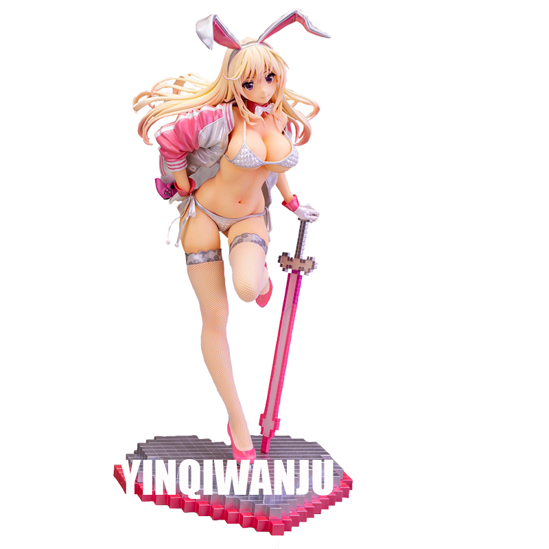 Finger Toys 30cm Anime SkyTube Mimi Usada illustration by Saitom 1/6 Girls PVC Action Figures Anime Bunny Gril figure Model Toys