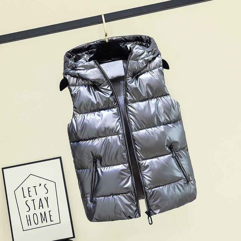Down Coat 2023 Autumn Winter Shiny Vest For Boy Waterproof Junior Boy Sleeveless Jacket 3-20 Years Kid Teenager Girls Waistcoat R230905