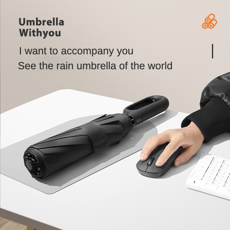 Umbrellas Reinforce Ring Clasp Fully Automatic Umbrella Men Women 10 Double Bone Large Folding Windproof Strong Waterproof Sturdy 230905