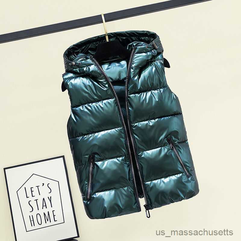 Down Coat 2023 Autumn Winter Shiny Vest For Boy Waterproof Junior Boy Sleeveless Jacket 3-20 Years Kid Teenager Girls Waistcoat R230905