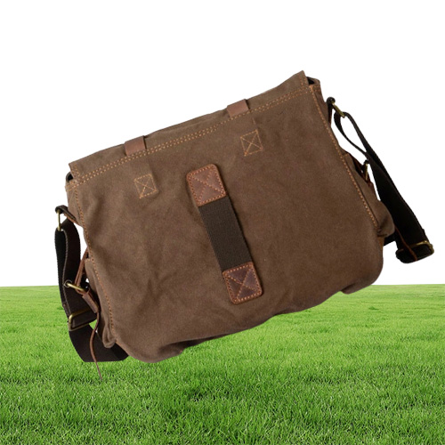 I AM LEGEND Will Smith Bag Canvas + Genuine leather Messenger Bags Men Shoulder Crossbody Casual Bags M318