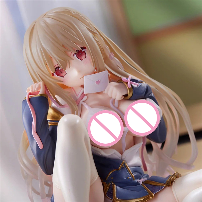 Finger Toys 11cm Pink Charm UnionCreative Design COCO KaNA TwinBox Maeda Shiori Anime Action Figure Adult Collectible Toys PVC Model Doll