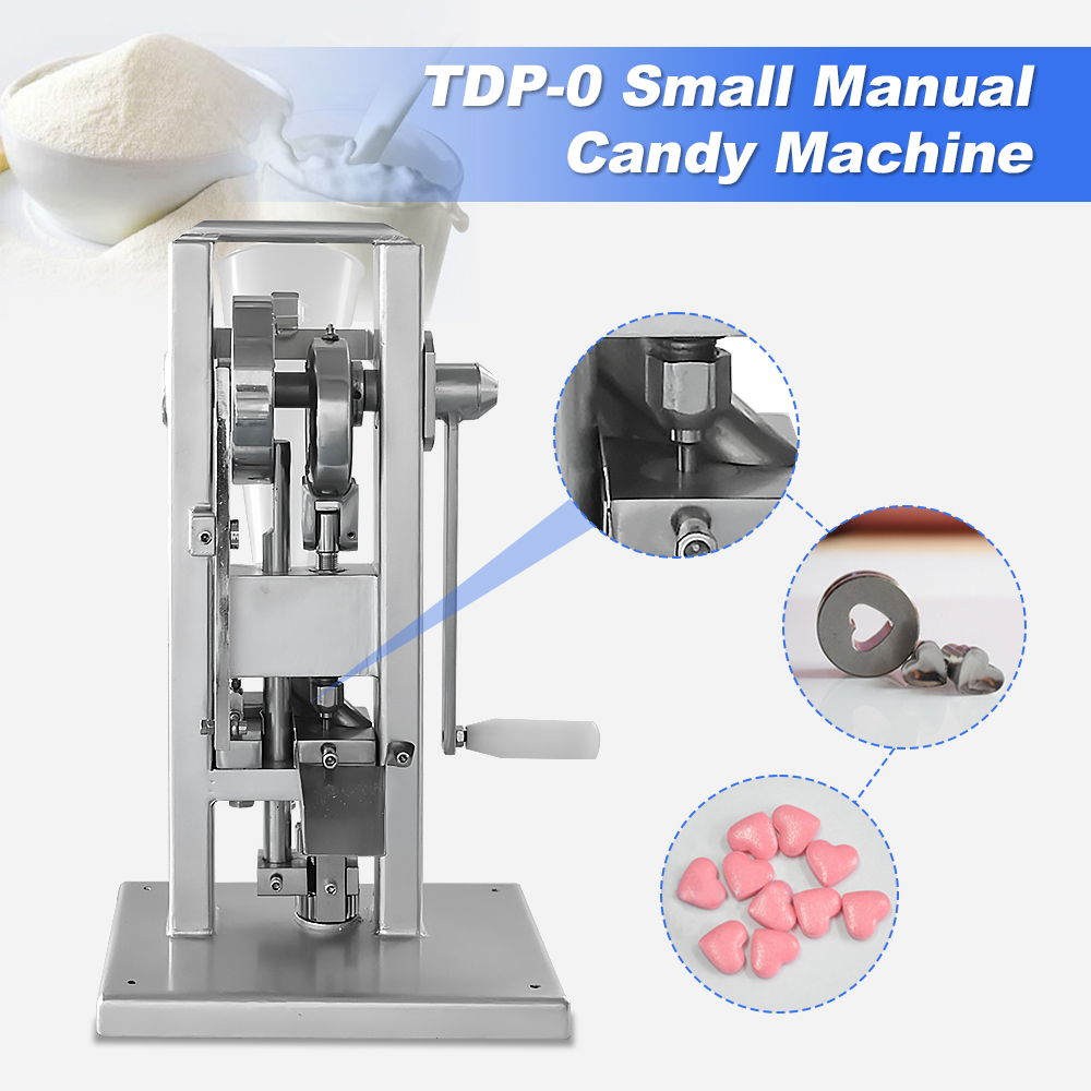 HNZXIB TDP 0 Tools By Hand Tablet Die Press Machine Candy Milk Single Punch Die Press Manual Machine Lab Supplies