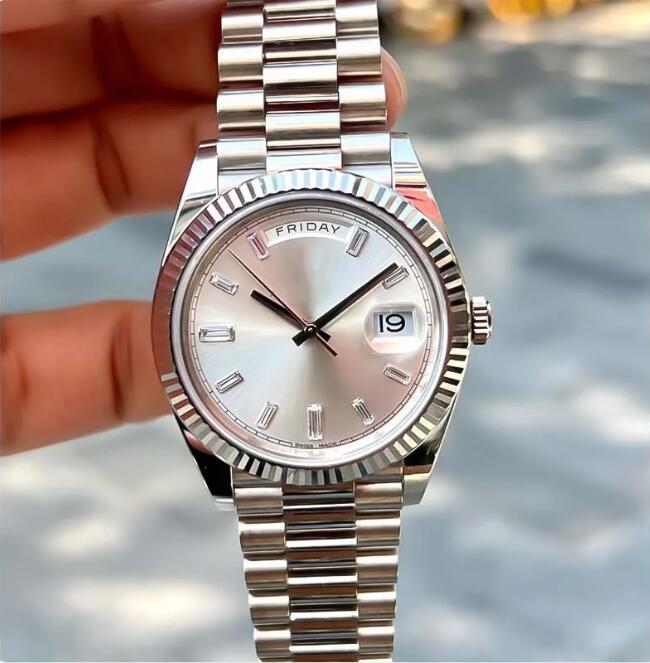 21 styles Super Mens Watch Watches 40mm daydate 2813 Automatic nical Movement Men Wristwatch 904L Stainless Steel Strap watch montre waterproof