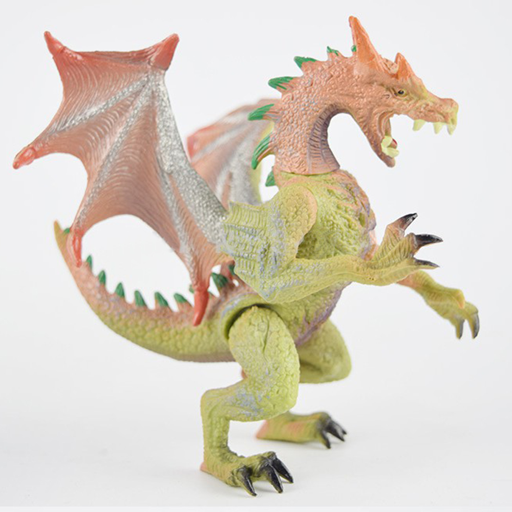 Finger Toys Action Diecast Colored Dragon Simulation Toys Action Figures Animals Model Collection 1Pcs 12cm Simulation Dragon Kid Adult Gift