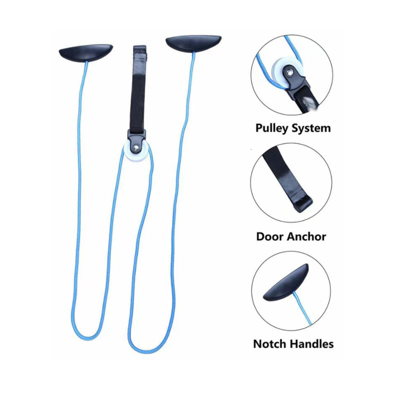Integrated Fitness Equip Steel Shoulder Arm Pulley System Set Over Door Rehab Exerciser for Home Physical Therapy Exercise Frozen Rotator Cuff Recover