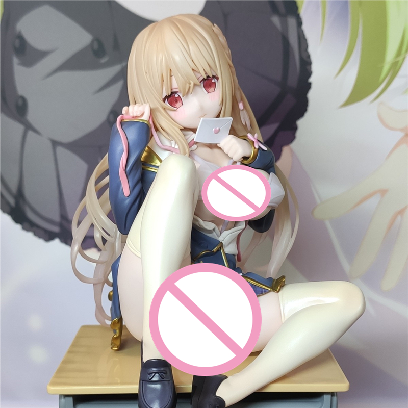 Finger Toys 11cm Pink Charm UnionCreative Design COCO KaNA TwinBox Maeda Shiori Anime Action Figure Adult Collectible Toys PVC Model Doll