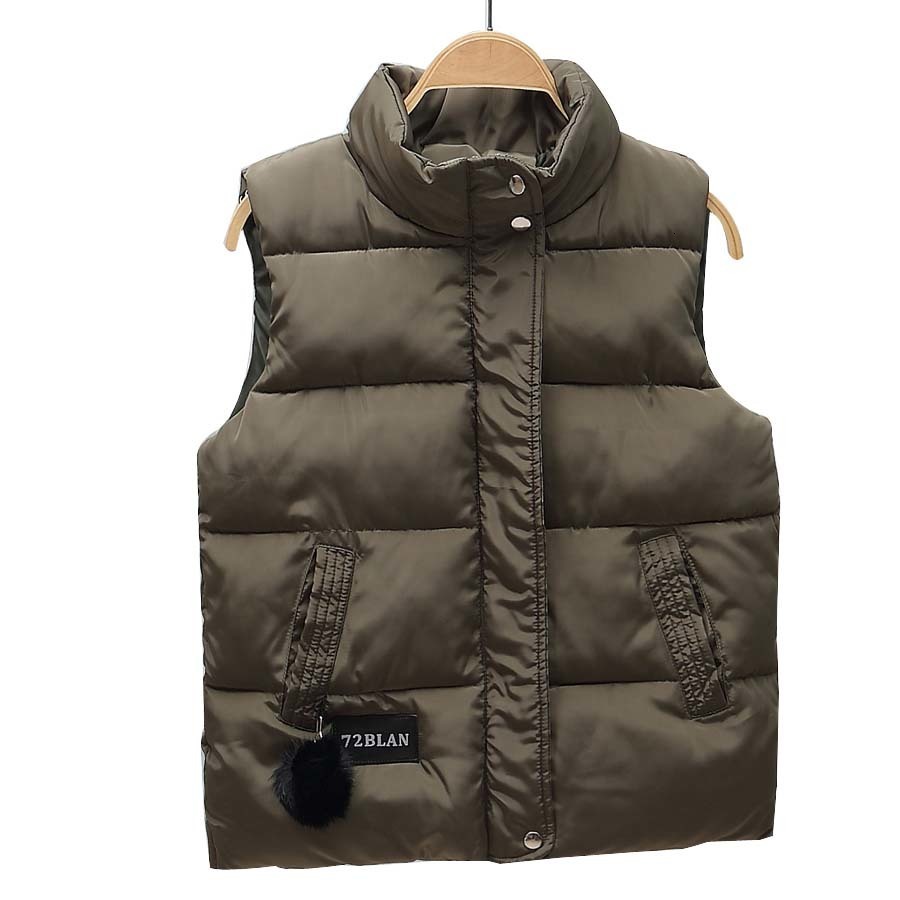 Women's Vests Fashion Winter Vest For Women Collar Sleeveless Short Coat Women Jacket Waistcoat Female Autumn Women Clothing 230904