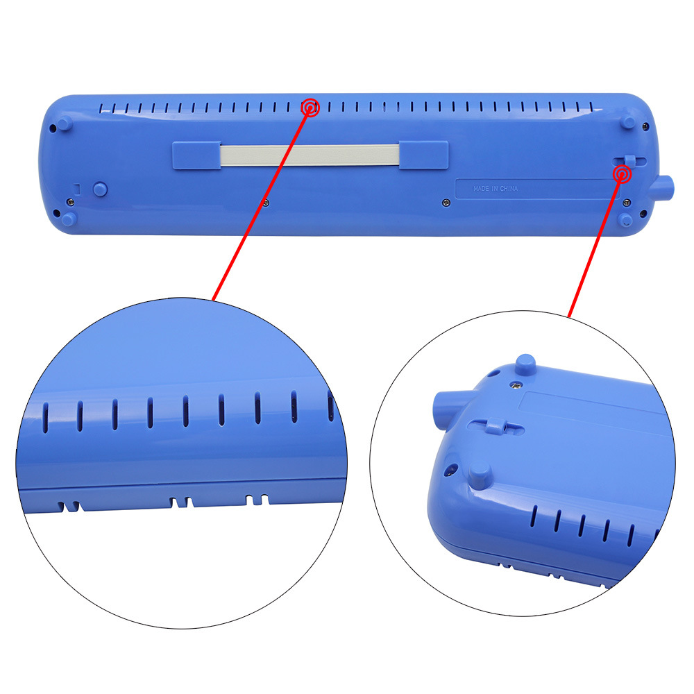 Piano Style Melodica With Box Organ Accordion Mouth Piece Blow Key Board 37 Key