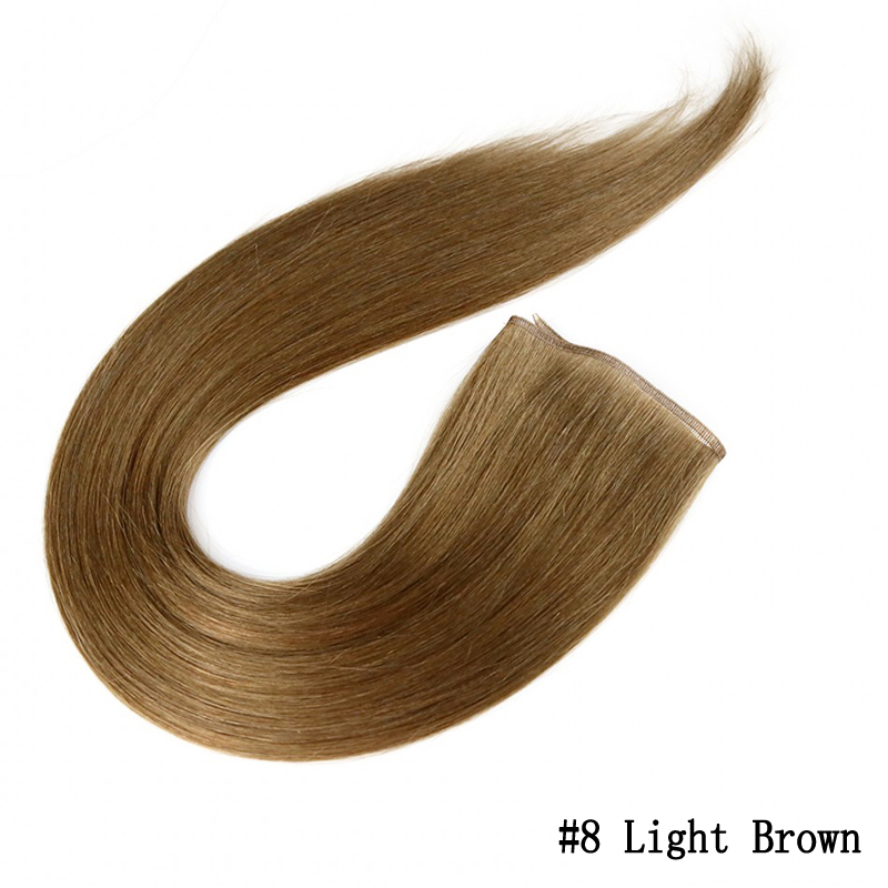 New Products PU Hair Weft Bundles Human Hair Real Natural Hair Seamless Glueless Injected Remy Hair Weave Thick Ends 50g/pcs 100g/lot ALI MAGIC Factor