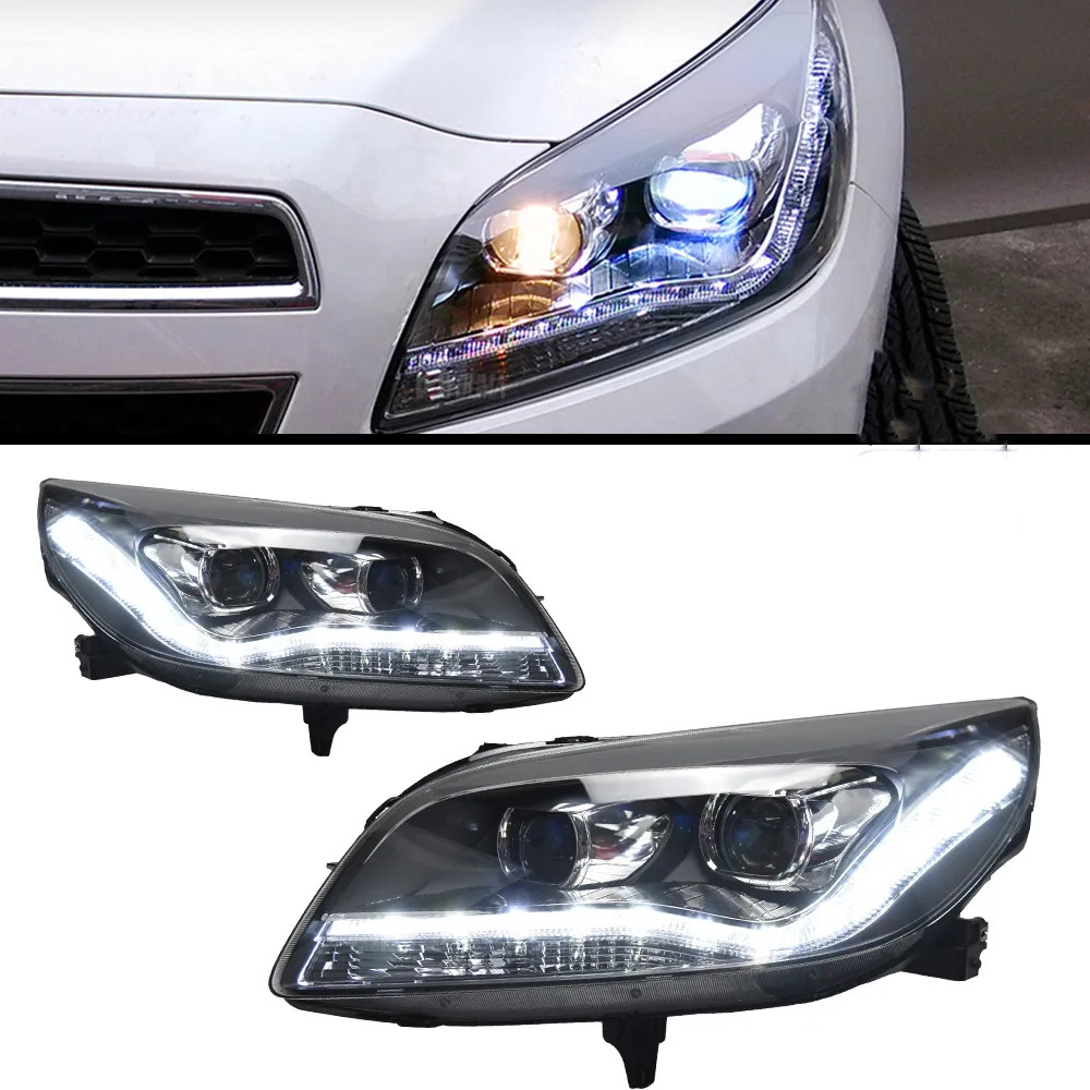 Car Headlights Assembly For Malibu 2012-20 15 LED Front Head Lights Daytime Light DRL Dynamic Turn Signal