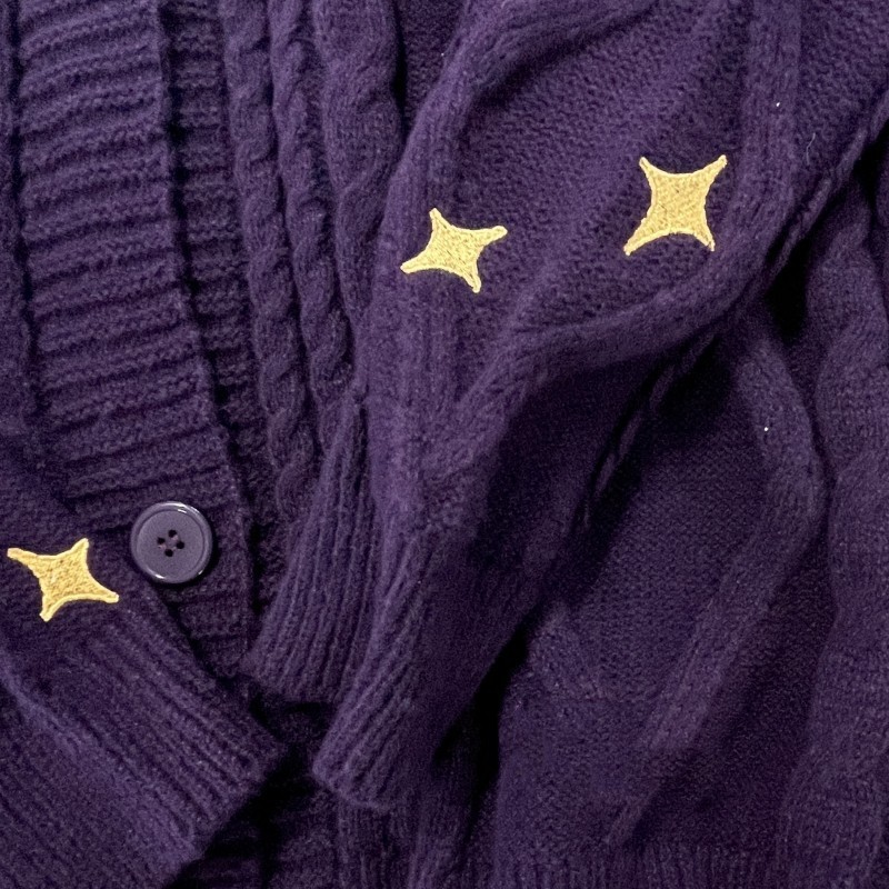 Womens Sweaters 1989 Tay Fashion Lor Swif T Long Sleeves Warm Cardigan Autumn Speak Style Now Y2k Sweater Women Retro Purple Cardigans 230904