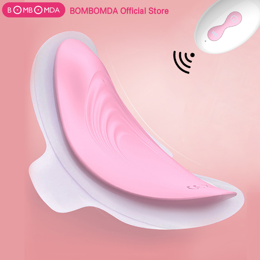 Vibrators Butterfly Wearable Dildo Vibrator for Women Masturbator Wireless Remote Control Vibrating Panties Orgasm Sex Toys Couple 230904