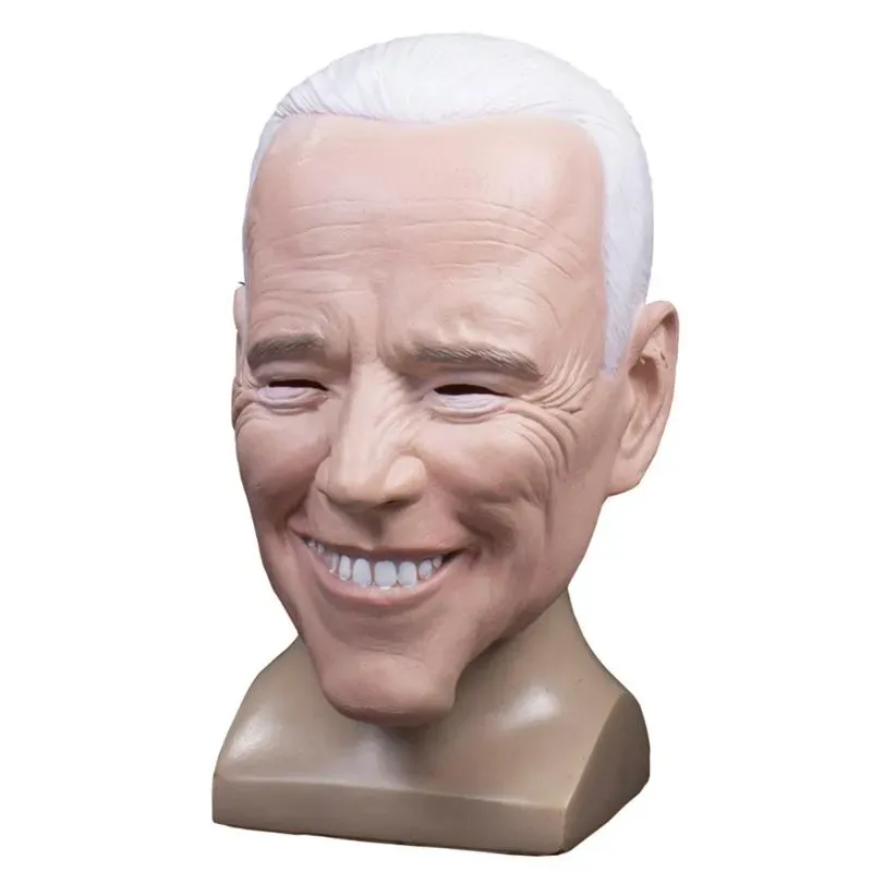 Party Mas Old Man Scary Cosplay Full Head Latex Halloween Funny Helmet Real CPA5780 Sep05