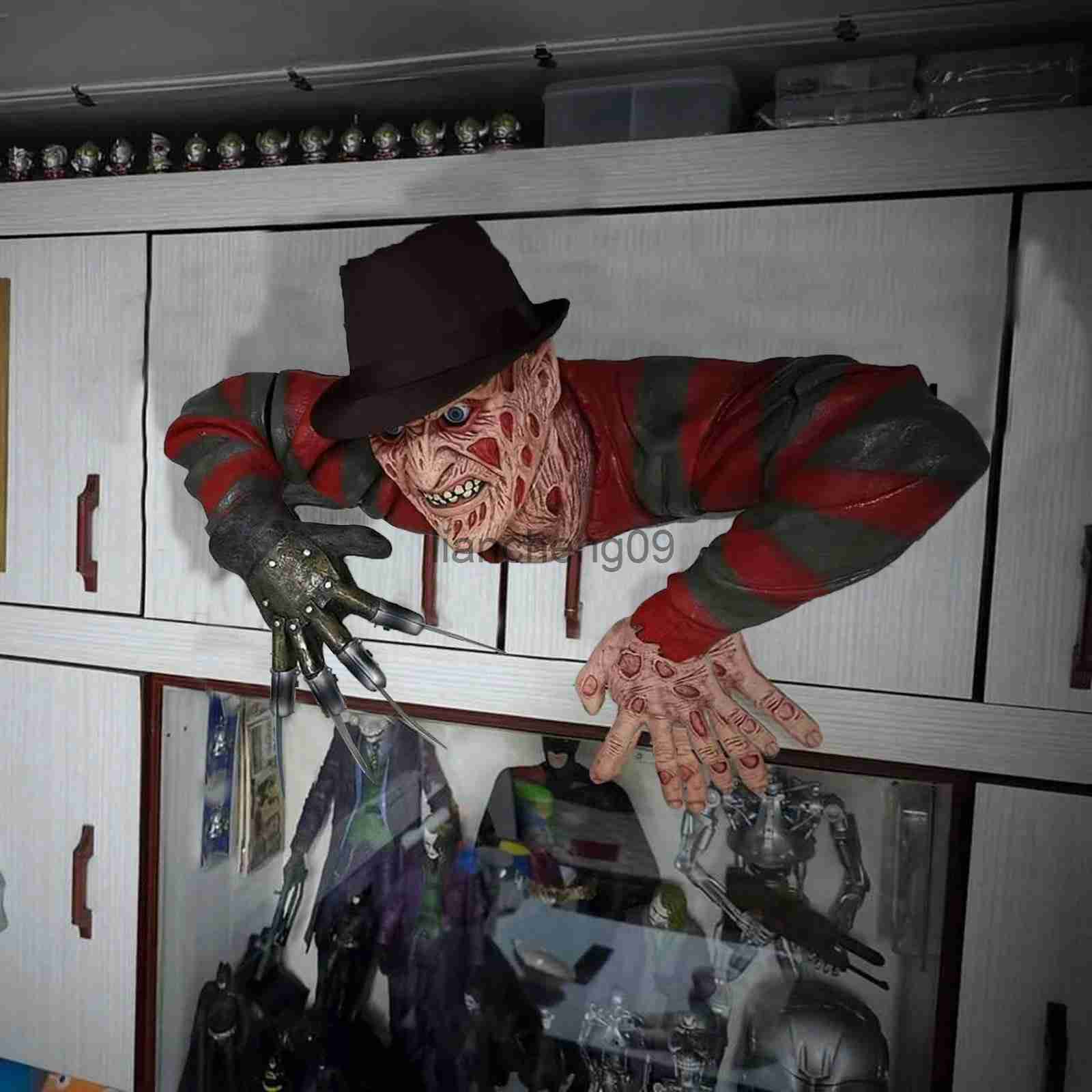Party Decoration Nightmare Freddy Krueger Tomb Walker Wall Hanging Resin Crafts Halloween Horror Dolls Spooky Ambiance Party Holiday Decoration x0905 - view 3