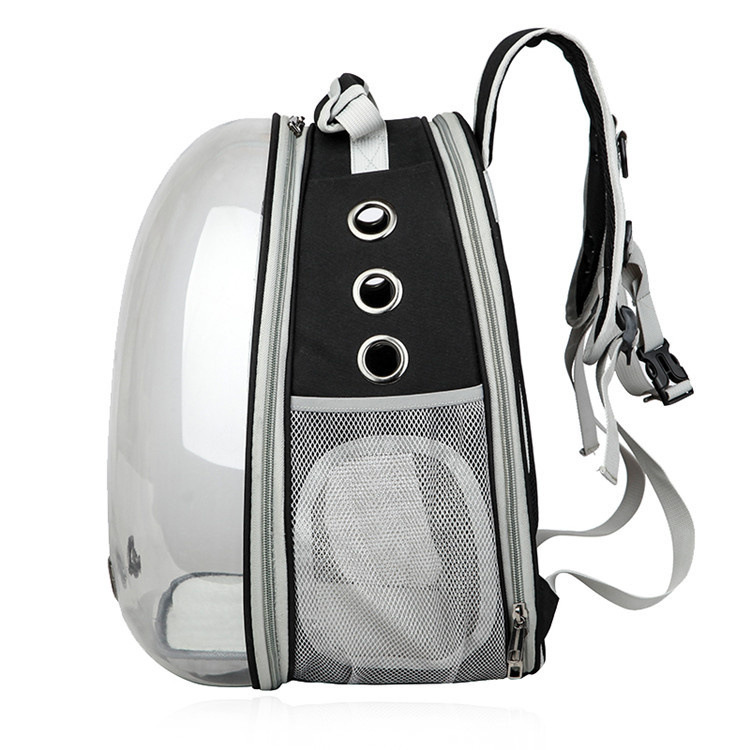yuexuan front expandable cat dog backpack carrier fit up to 20 lbs space capsule bubble window pet carrier backpack for large fat cat and small puppy