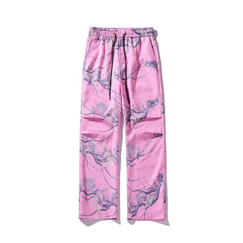 Mens Pants Print Thin Casual Pantalones Slim Straight Pant Y2k Aesthetic Harajuku Fashion Club Wide Leg Trousers 230904