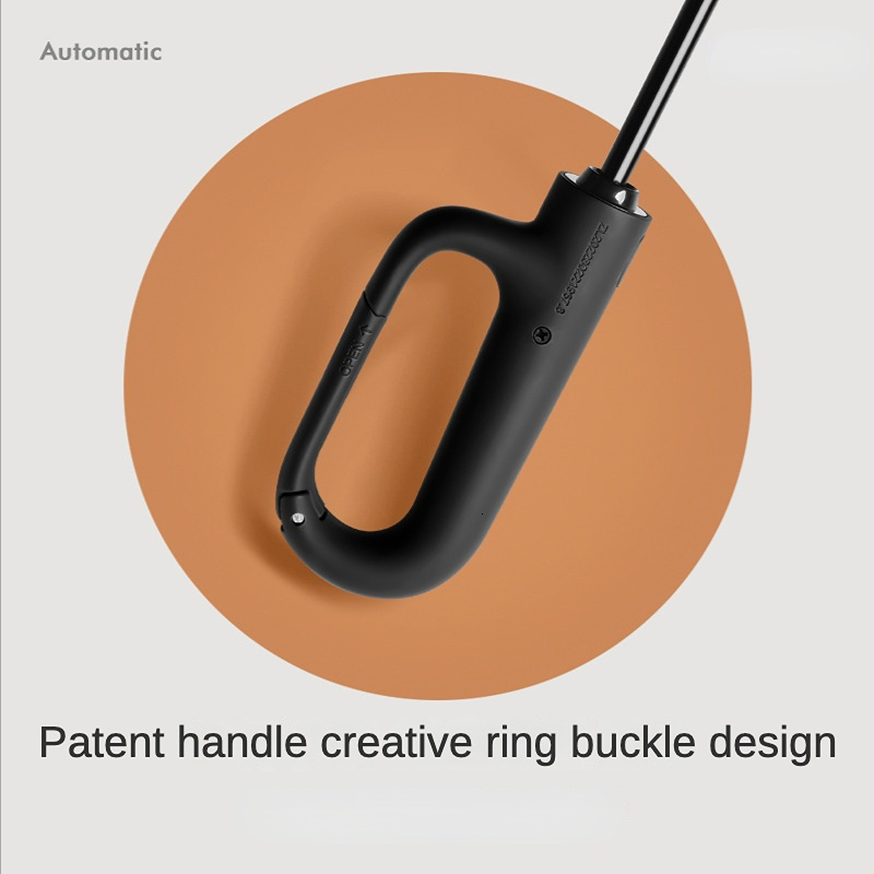 Umbrellas Reinforce Ring Clasp Fully Automatic Umbrella Men Women 10 Double Bone Large Folding Windproof Strong Waterproof Sturdy 230905