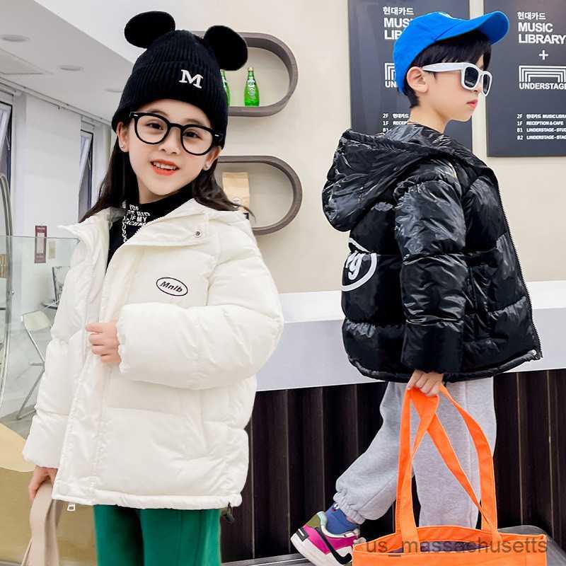 Down Coat 2-12 Years Girls Boys Down Parkas Jacket High Quality Kids Thick Warm Hooded Outerwear Baby Coats Winter Children Warm Jackets R230905