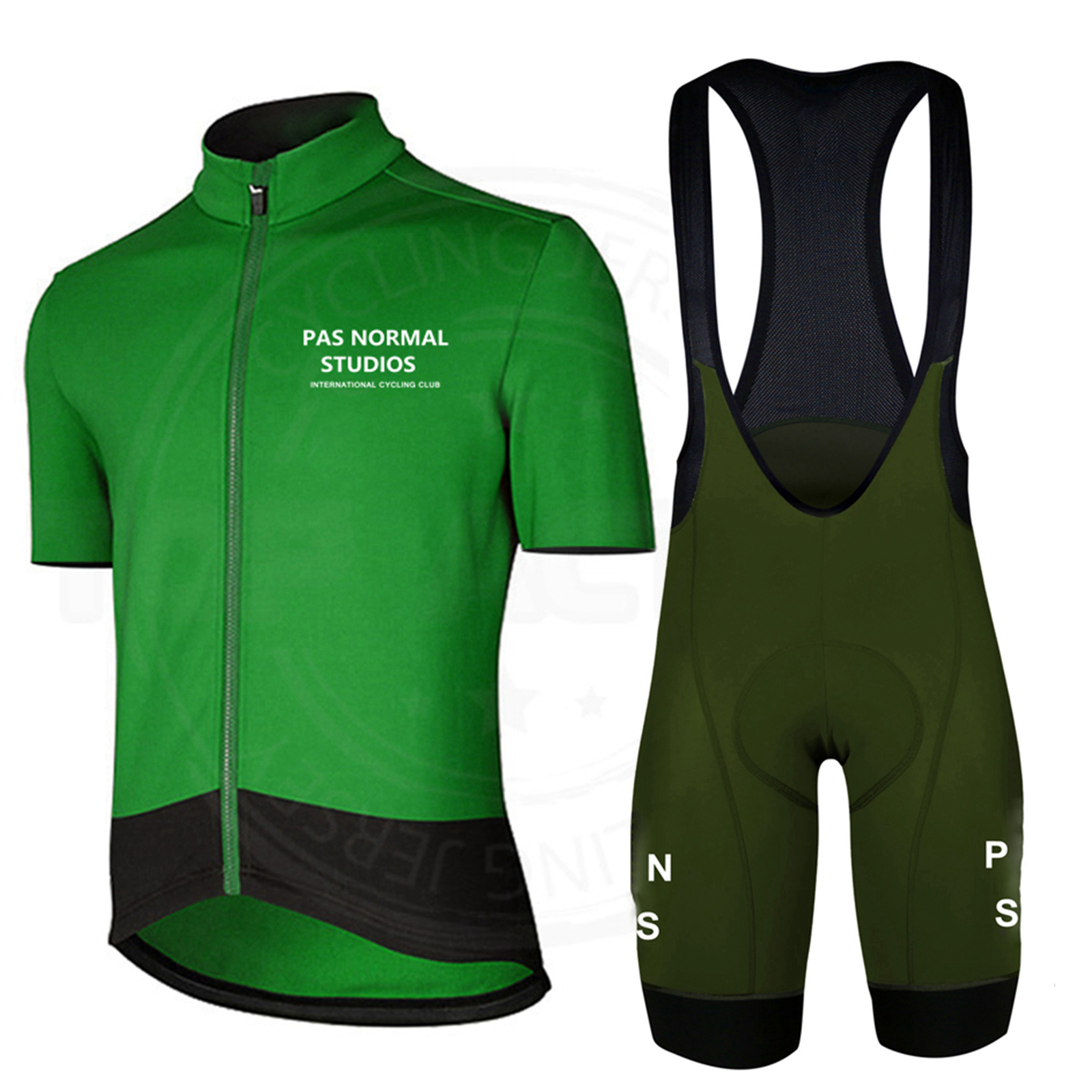 Cycling Jersey Sets PNS Pas Normal Studios Men Summer Cycling Jersey Short Sleeves Bibs Shorts Suit Bicycle Clothing Set MTB Uniform Shirt 230904 - view 6