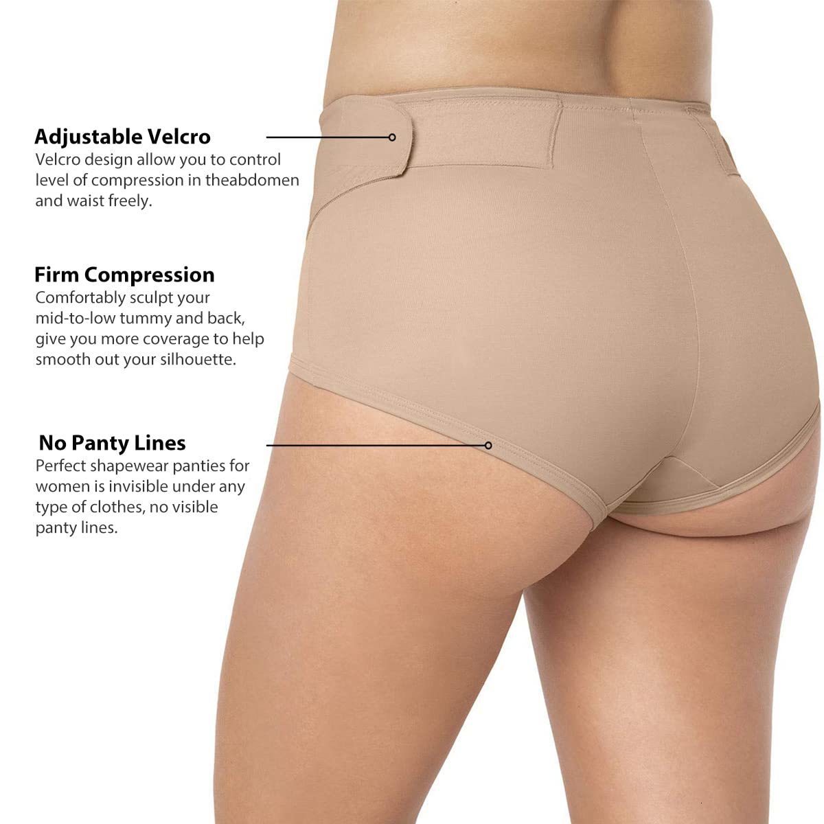 Waist Tummy Shaper Postpartum Underwear Control Belly Wrap for Women Csection Fupa Panties 230904