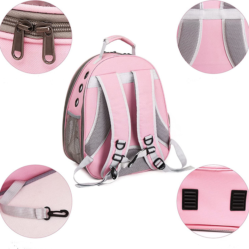 yuexuan front expandable cat dog backpack carrier fit up to 20 lbs space capsule bubble window pet carrier backpack for large fat cat and small puppy