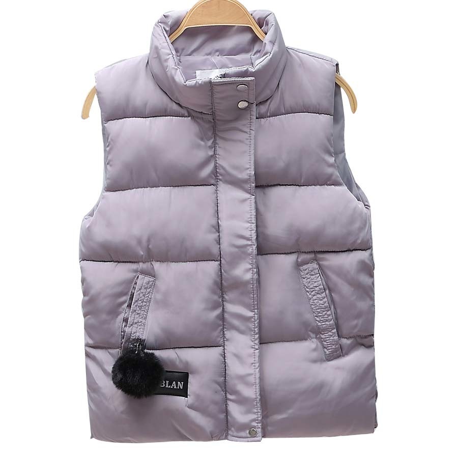 Women's Vests Fashion Winter Vest For Women Collar Sleeveless Short Coat Women Jacket Waistcoat Female Autumn Women Clothing 230904