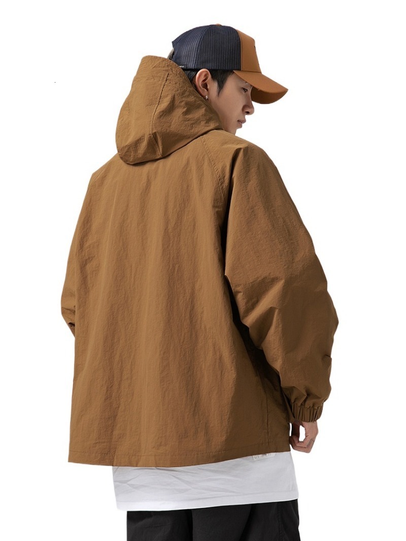 Men s Jackets Jaket saku perkakas isi daya untuk pria jaket tahan air angin luar ruangan musim gugur dan dingin baru 230904