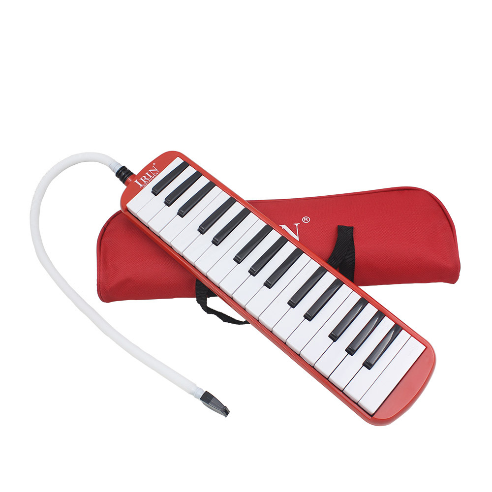 Piano Style Melodica With Box Organ Accordion Mouth Piece Blow Key Board 32 Key