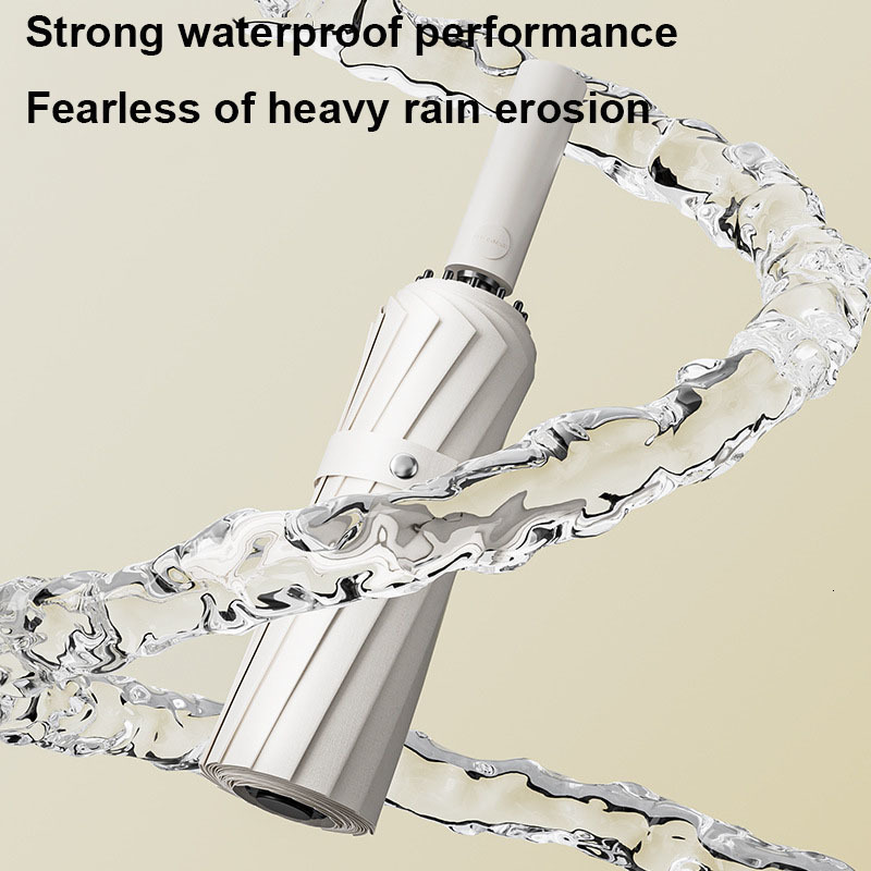 Umbrellas 12 Ribs60 Bone Reinforced Strong Windproof Automatic Umbrella Waterproof Sunproof AntiUV Folding Men Women Parasol M260302