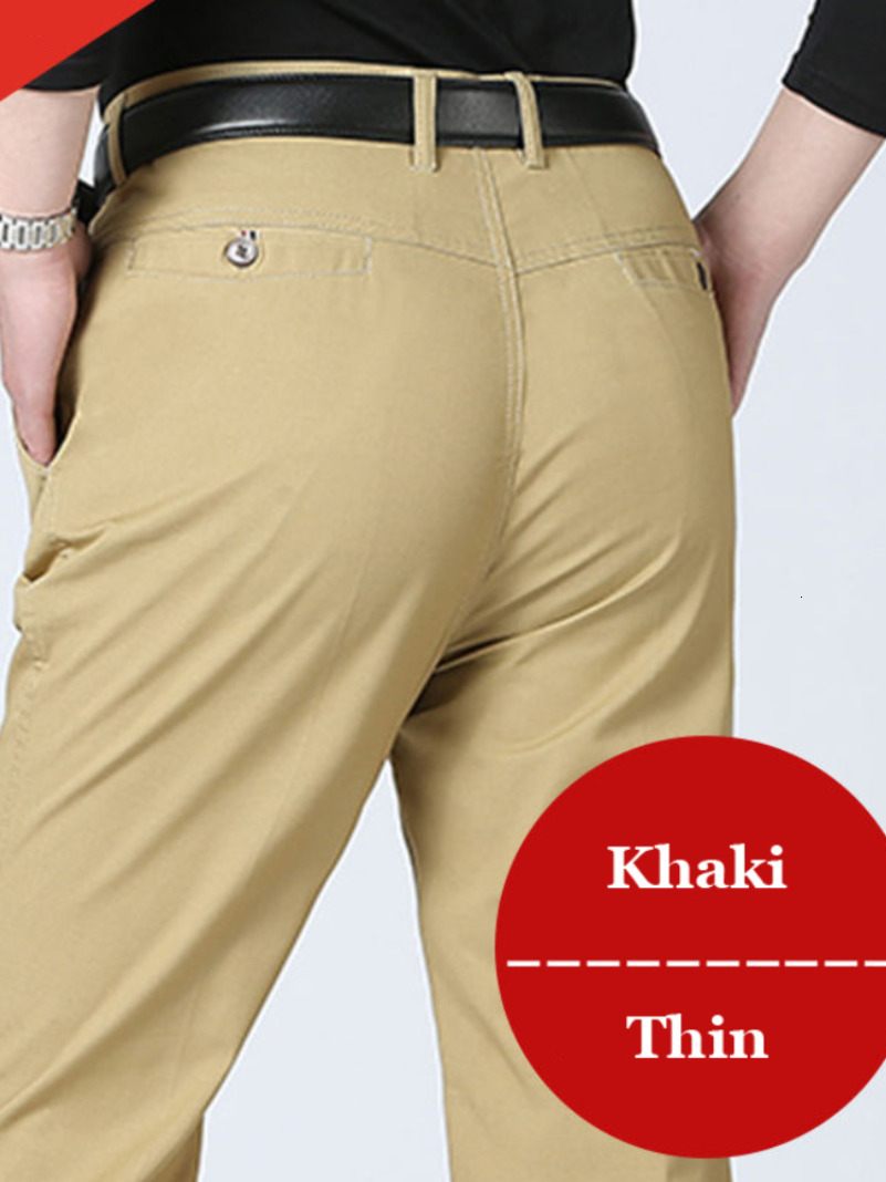 Mens Pants Casual Fashion Winter and Autumn Dress Solid Color Soft Thickened Black Gray CH Men Clothing 230904