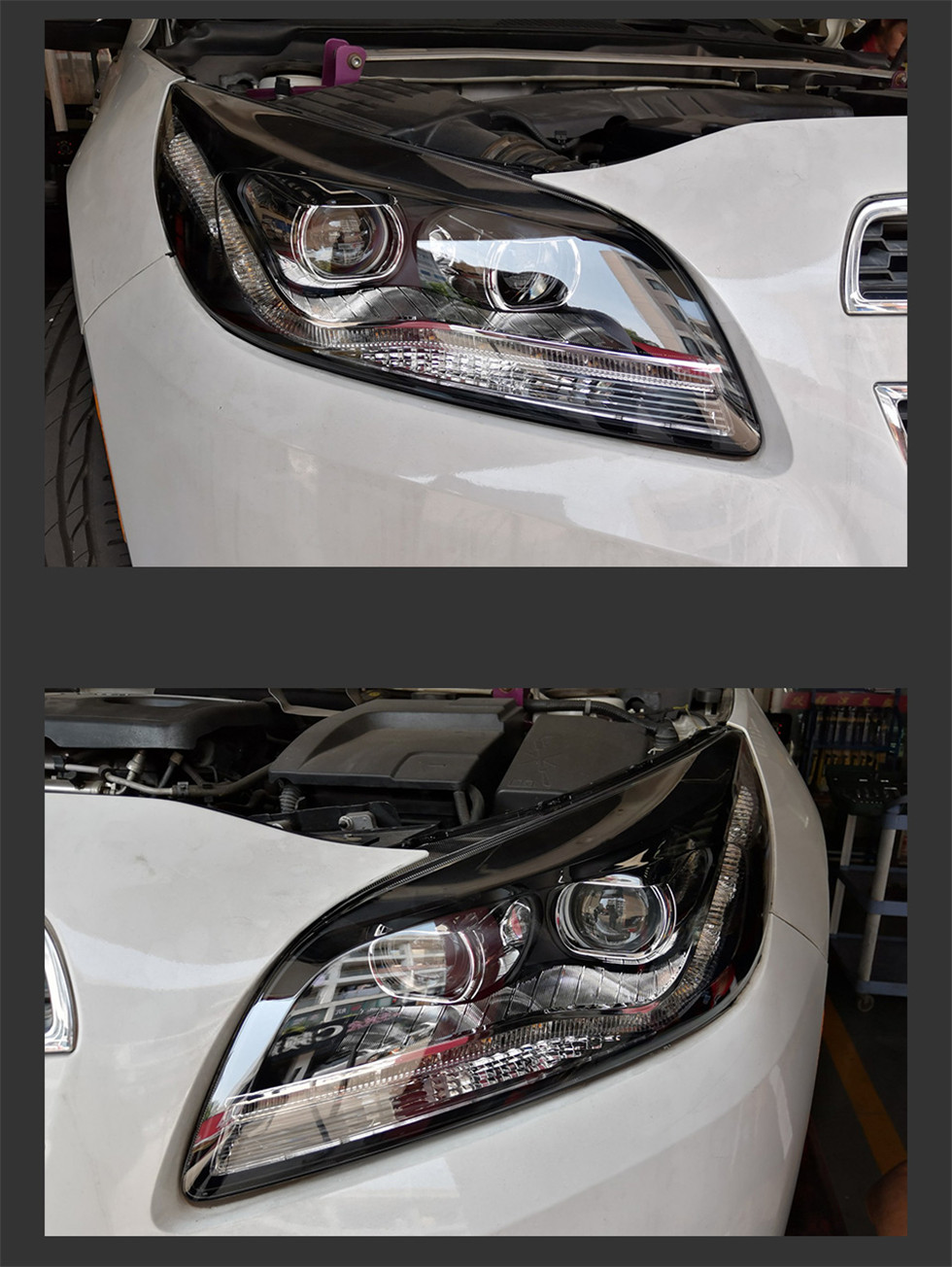Car Headlights Assembly For Malibu 2012-20 15 LED Front Head Lights Daytime Light DRL Dynamic Turn Signal