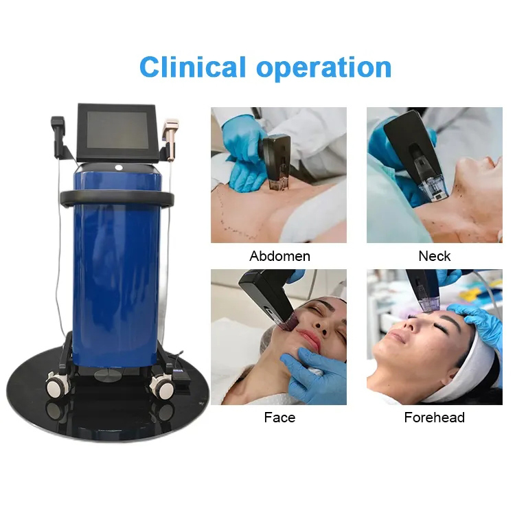 2023 hot selling Crystallite Depth 8 Rf Gold Microneedling Machine Wrinkle Removal Anti-aging