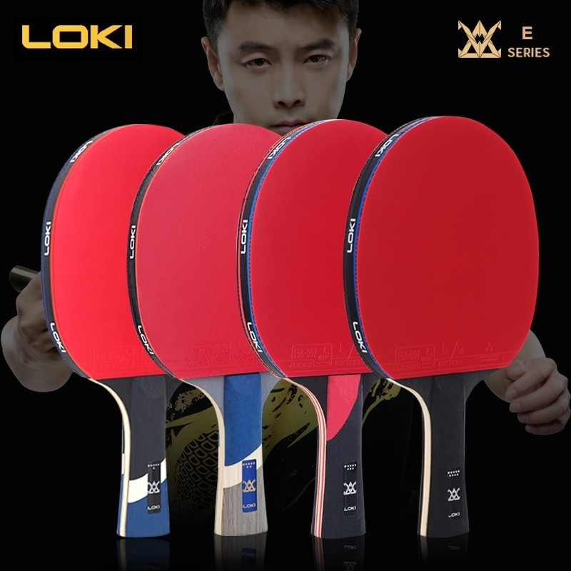 Table Tennis Raquets Loki ESeries Racket Professional Carbon Blade Ping Pong Paddle High Elastic Rubber 230904 - view 4