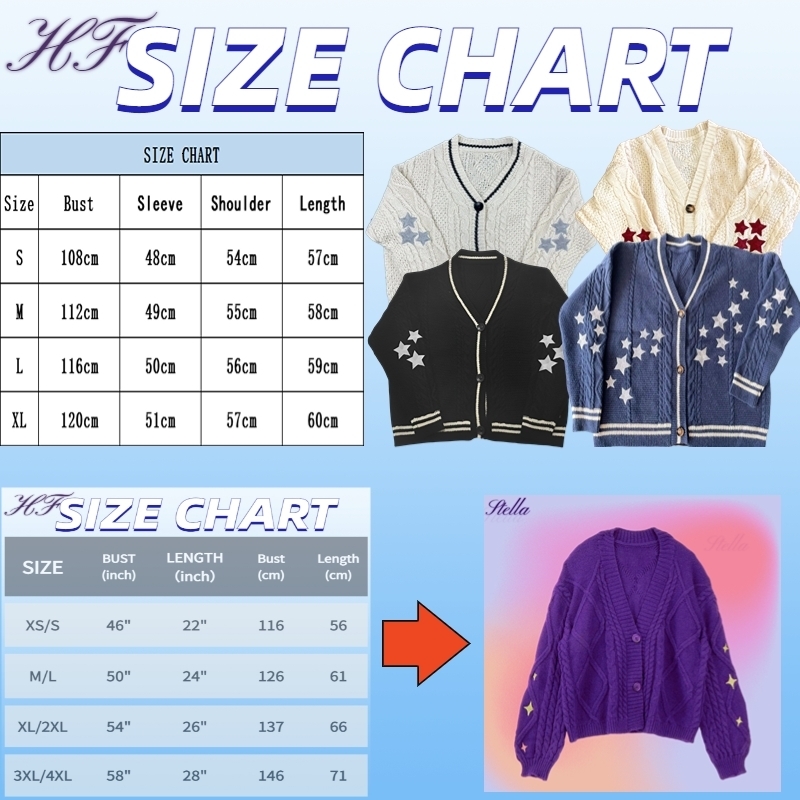 Womens Sweaters Winter Tay Women Star Embroidered Cardigan Lor Knitted Sweater Swif T Beige Tops Fall Speak Style Now Purple 230904