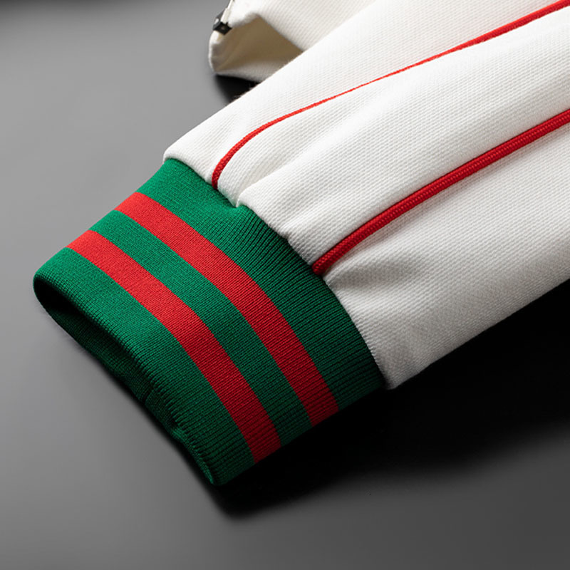 Men s Jackets Jaket rajut pria atasan tebal jaket baseball mantel kasual kerah berdiri bordir musim gugur dan dingin 230904