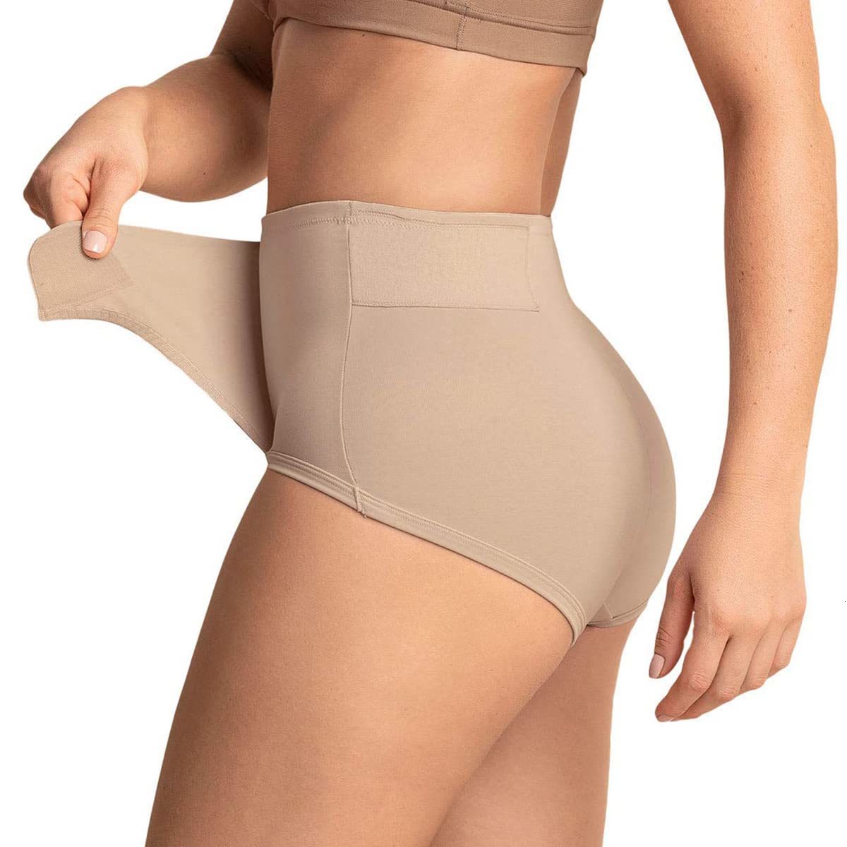 Waist Tummy Shaper Postpartum Underwear Control Belly Wrap for Women Csection Fupa Panties 230904