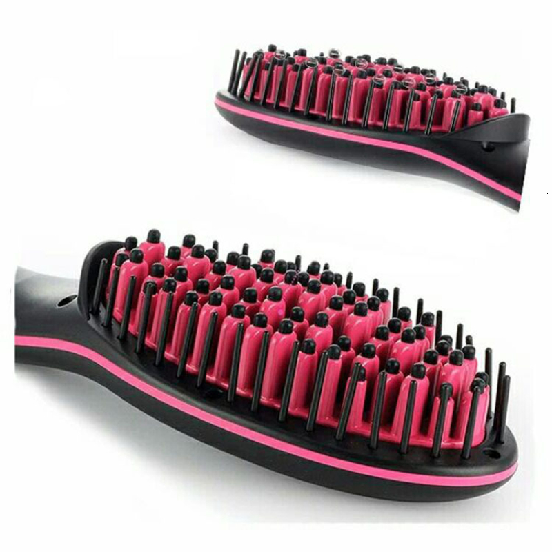 Hair Straighteners Electric Straightening Brush Comb Adjustable Temperature Straightener Professional Womens Heating 230906