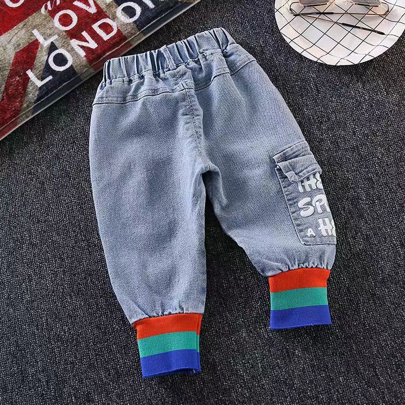 Jeans Baby Boys Spring And Autumn Clothing Children's Pants Super Soft Fashion Kids Korean Version 230905