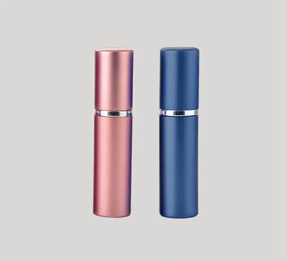 5ml Perfume Party Favor Aluminium Anodized Compact Atomizer Fragrance Glass Travel Refillable Spray Bottle Sep01