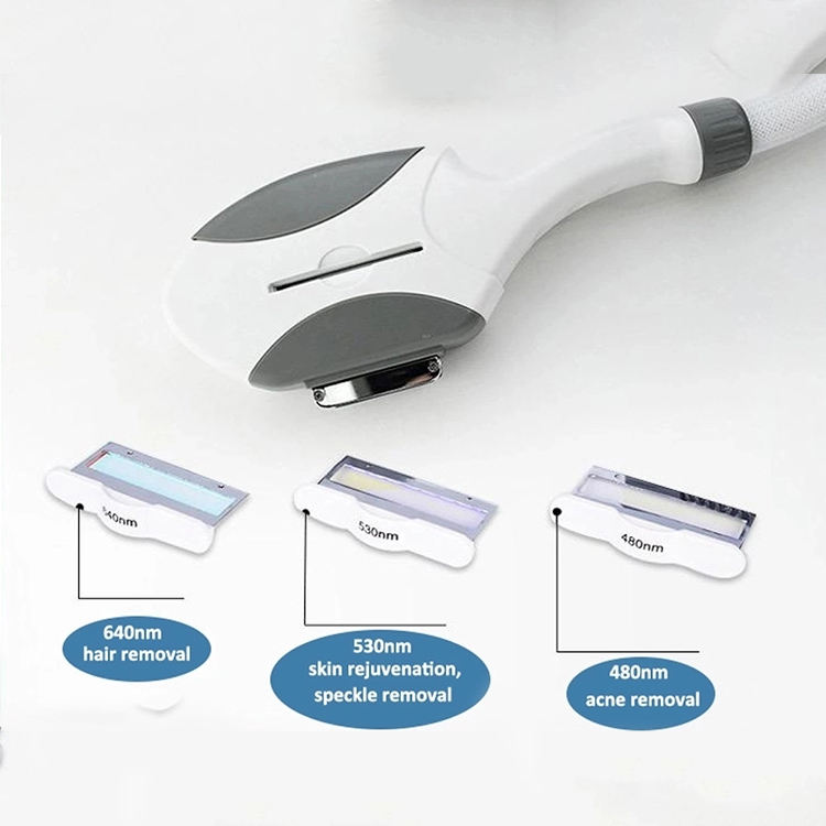 480 530 640nm Wavelength Permanent Depilation Hair Removal Pain-free Instrument OPT Laser Pigment Removal Acne Treatment Beauty Salon for All Skin Typ
