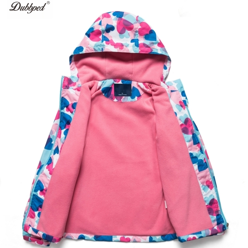 Jackets Dub ed 2023 Kids Spring Autumn Boys Girls Coats Windbreaker OuterwearClothes Fleece Lined Windproof 5 14Y 230906